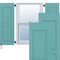Ekena Millwork Americraft 2 Equal Raised Panel Exterior Real Wood Shutters, RW101RP12X82PTH, PR RW101RP12X82PTH - alternate 1